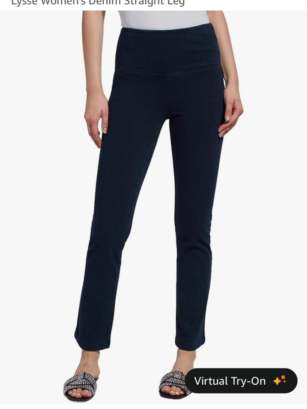 Lysse Women's Indigo Denim Straight Leg Jeans